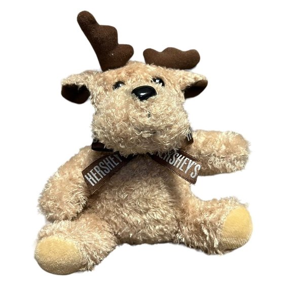 Hersheys Brown Moose/Bear Plush Stuffed Toy Collectable Soft Animal - Picture 1 of 7